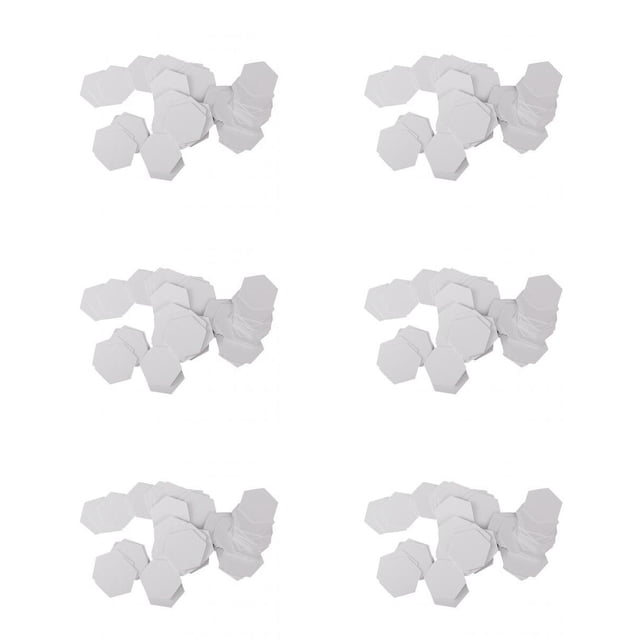600pcs de Pntils de Acolchado de Papel Forma Hexagonal de Tamaño para Ropa Bolso Sombrero de Bebé Sunnimix Papel plantillas de acolchar