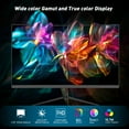thumbnail image 4 of ReHisk 24" 1080p Curved gaming monitor , Kit with HDMI & DisplayPort, Black, RE-24C100hzCurved, New 1 Pack, 4 of 13