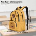 thumbnail image 6 of Pzuqiu Cartoon Giraffe Kids Backpack for School Boys 8-12 School Backpacks Sets with Lunch Bag Pencil Case Water Bottle Holder 4 pcs Travel Bookpack with Shoulder Strap for Kids 8-12, 6 of 7