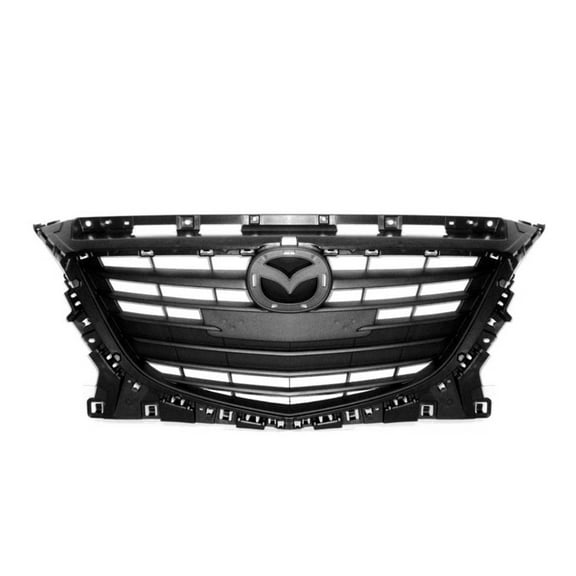 New Aftermarket  Premium Fit Black Front Grille BJS750712 fits 2014-2016 Mazda 3