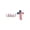 4pc, variant on Jesus Edition Car Emblem Badge, 3D Metal American Flag Cross Sticker Decal, Self Adhesive Religious Faith Car Exterior Accessory for Truck SUV Van Tailgate Fender Decor,3.9*6.7 in,2PC.