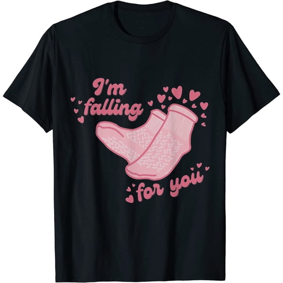 Falling for You Funny PCT CNA Nurse Happy Valentines Day T-Shirt