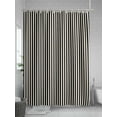 thumbnail image 5 of Shower Curtain Black Stripes Bathroom Curtains with Hooks, Waterproof Fabric Linen Classic Vertical Striped Bath Shower Curtains Set for Bathroom Bathtubs Decor 36x72 Inch, 5 of 8