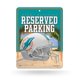 thumbnail image 1 of Rico Industries Nfl Football Miami Dolphins - Señal De Estacionamiento De Metal De Fibra De Carbono (8.5 X 11.0 In), Ideal Para Hombre, Cueva, Dormitorio, Oficina, Hogar, Decoración, 1 of 5