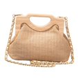 thumbnail image 2 of Bolso de hombro para mujer jinwen cruzado con correa extraíble Caqui 26 cm x 8 cm x 20 cm, 2 of 8