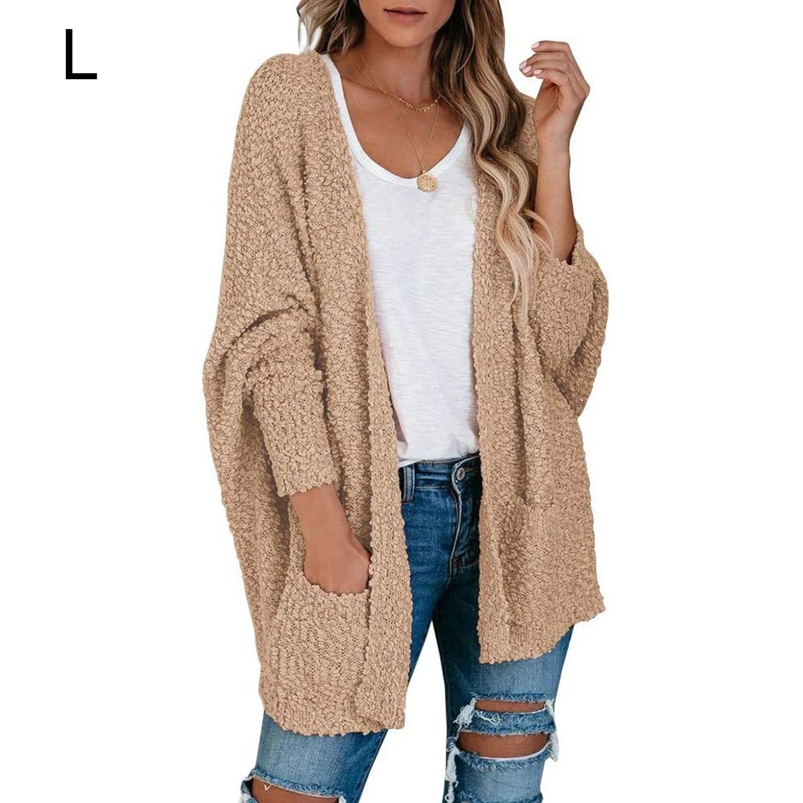 long chunky cable knit cardigan