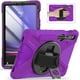 thumbnail image 1 of Funda protectora para Samsung Galaxy Tab S10 Lite / S10 FE / S9 FE 5G / S9 Tablet de 10,9''/11'', a prueba de golpes, con portalápices, correa de mano giratoria de 360° y correa para el hombro., 1 of 9