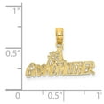 thumbnail image 4 of 14K Yellow Gold Charm Pendant Themed 12.9 mm 20 #1 Grandmother, 4 of 4