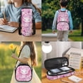 thumbnail image 3 of KUIFORTI Cherry Blossoms Axolotl 4Pcs Elementary School Backpack Set with Lunch Box Pencil Pouch for Kids Boys Girls Student School Supplies Gift, 3 of 7