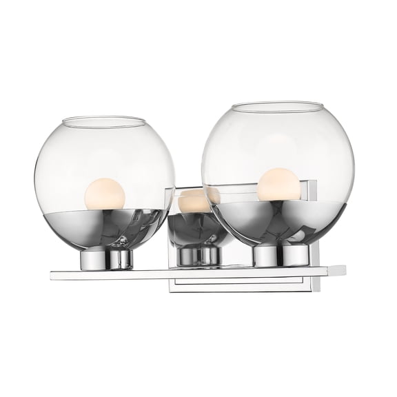 Z-Lite 1924-2V-CH-LED Osono 2 Light 14-1/4" Wide Integrated Led Bathroom Vanity Light -