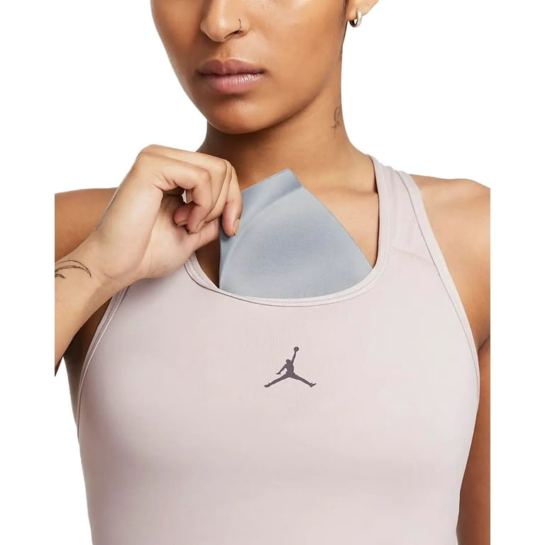 Women s Jordan Beige Jumpman Lifestyle Sports Bra M Walmart