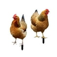 thumbnail image 2 of Estatua de Gallina, Estacas de Jardín, Esculturas Decorativas de Animales, Figuras de Pollo de Arte de Patio, Inserto de Tierra para Decoraciones de P, 2 of 8