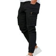 thumbnail image 2 of Mifsaly Cargo Joggers Men High Waist Baggy Sweatpants Loose Work Pants Slim Fit Everyday Casual Pant Fashion Spring Summer Outfits with Multi Pockets XL, 2 of 6