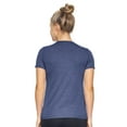 thumbnail image 3 of Expert Brand USA-Made Women's Athletic Heather V-Neck T-Shirt, Dark Heather Navy, Medium, 3 of 5