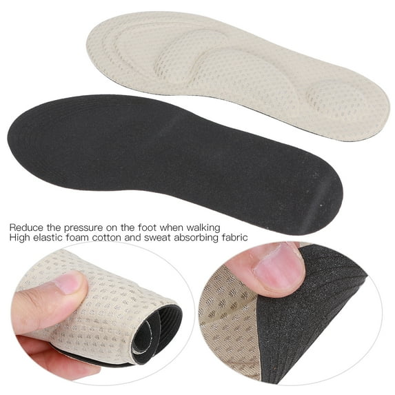 YOUTHINK Arch Support Insole, High Elasticity Sponge Orthotic Insole, 4D For Work Boot,Walking,Running And Casual Shoes Men, Woman, Work, Running