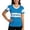 Sky Blue, variant on Women's Tops T Shirts Graphic Football Short Sleeve Athletic Crewneck Soft Breathable Fans Players Tees