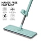 thumbnail image 4 of Wartleves Fregona plana de microfibra con manos libres para limpieza de pisos K19C Fregona lavable ¡CALIENTE!, 4 of 6