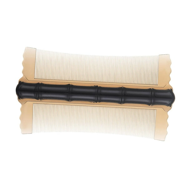 Peine para piojos, peines para liendres, peine para eliminar liendres, dientes finos, peine para eliminar piojos Negro