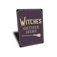 thumbnail image 3 of Witches Gather Here Novelty Decor, Metal Wall Sign - 10x14 Inches, 3 of 4