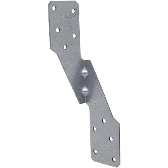 Simpson Strong-Tie ZMax 6 in. H x 1.69 in. W 18 Ga. Galvanized Steel Hurricane Tie - 100-Pack