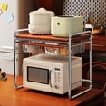 thumbnail image 4 of Vente de Liquidation Rangement de Cuisine pour Micro-Ondes Cuiseur à Riz Étagère de Four Tiroir Multifonctionnel, 4 of 7