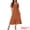 Caramel, variant on Women's Swiss Dots Ruffle Midi Dresses S Light Green