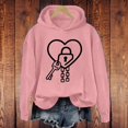 thumbnail image 2 of Bovemsi Sweatshirt for Women Fleece Hoodie With Pocket Lightweight/ Pullover Long Sleeve Adjustable Casual Daily Wear Outdoor/Indoo Comfort Hoodie, 2 of 4