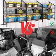 thumbnail image 5 of Heavy-Duty Shipping Container Shelving 4-Pack - Adjustable 3-Tier Steel Shelves, 800lb Load Rating per Bracket for Garage & Workshop Storage, 5 of 7