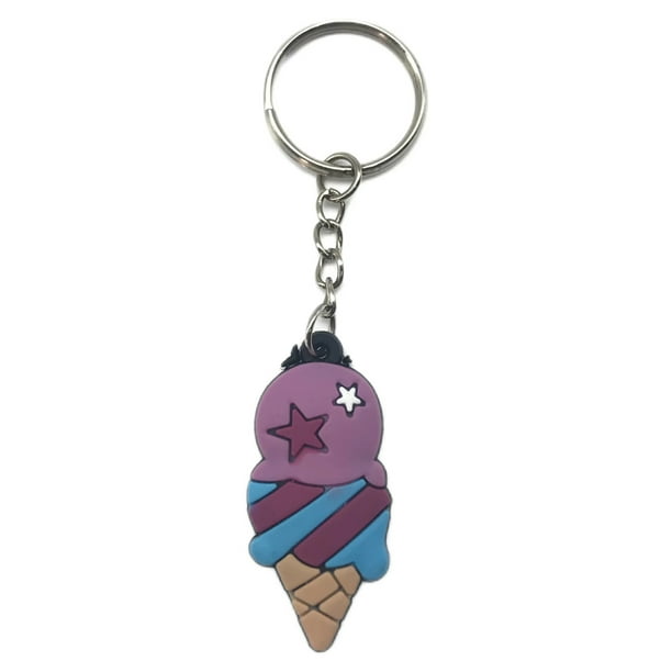 Minnieouse Llaveros Bolsa Colgante Decorativo PVC Coche Ornamento Paquete Percha Artesanía Dulce Regalo Mano de Obra Fina Estilo de Dibujos Animados Ropa, zapatos y accesorios Miscelánea Violeta 5 Minnieouse AP014061-05