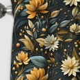 thumbnail image 4 of Designart "Minimalist Cottage Florals In Autumn Hues" Cottage Blackout Curtain Single Panel, 4 of 4
