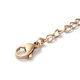 thumbnail image 3 of 10Pcs 5 Size Ion Plating(IP) 304 Stainless Steel Chain Extender End Chains with Lobster Claw Clasp Rose Gold 55~152mm 2Pcs/size, 3 of 3
