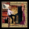 thumbnail image 3 of CW Designs Inc. 15x15 Black Modern Framed Museum Art Print Titled - Jazz Piano, 3 of 5