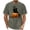 Green, variant on Xdegoge Men Halloween Graphic T-Shirts Funny Cat Witch Hat Pumpkin Print Short Sleeve Novelty Tee Casual Summer Crewneck Tops for Holiday Party Everyday Wear