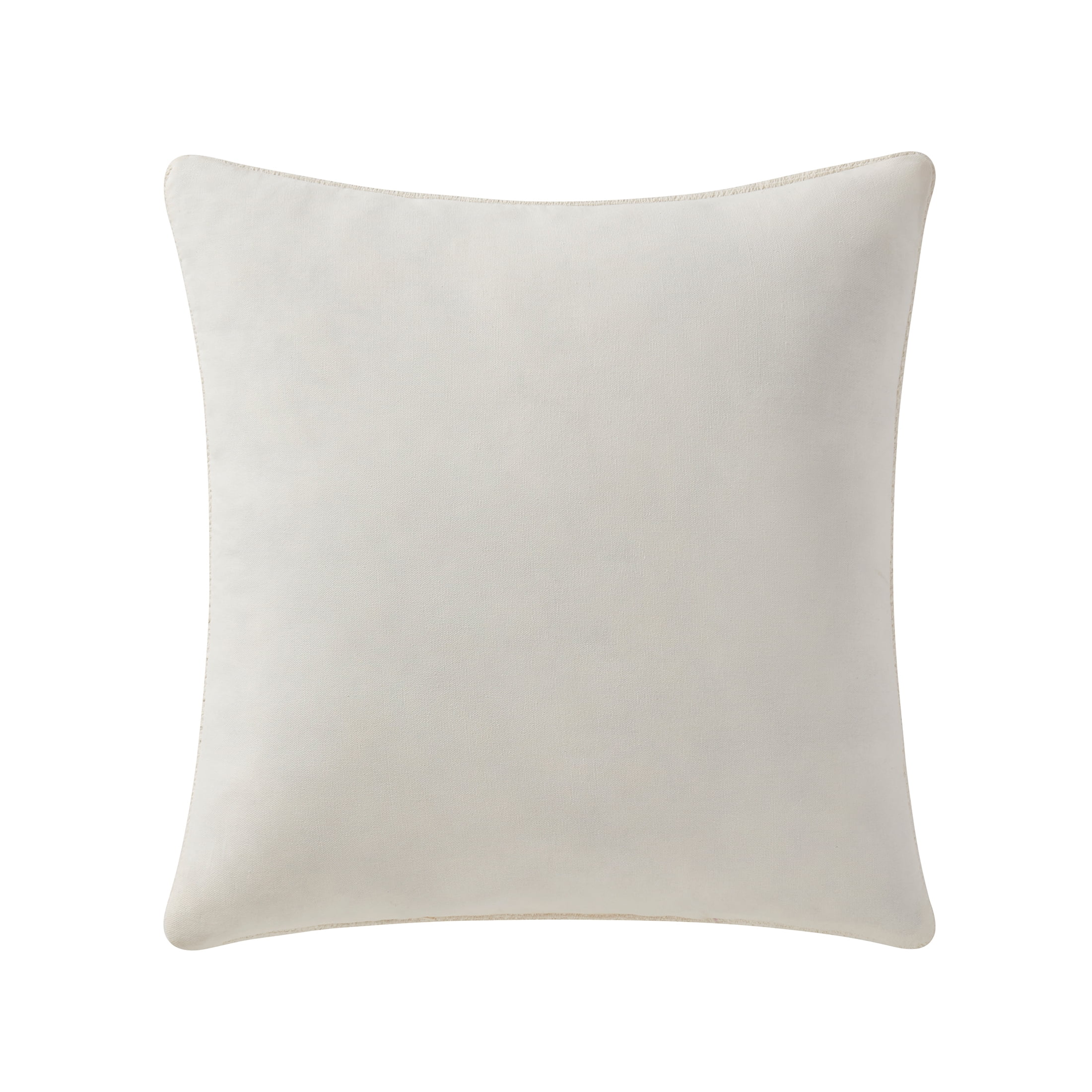 My Texas House Jill Ivory Needlepoint Pumpkin Cotton Decorative Pillow, 20 in x 20 in
