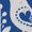 Royal Blue, variant on Free Spirit Folk Art Women's Royal Blue T-shirt