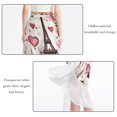 thumbnail image 2 of Valentine's Day Summer Chiffon Beach Skirts for Women - for the Beach, 2 of 6