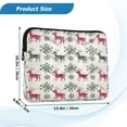 thumbnail image 3 of Laptop Bag Laptop Sleeves Laptop Case Laptop Protective Case Red Cartoon Christmas Deer, 3 of 7