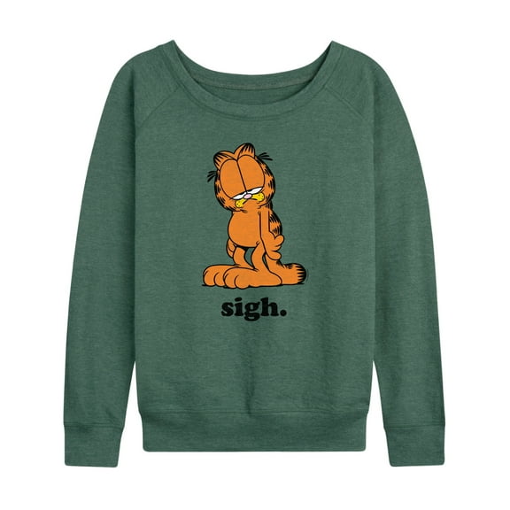 Garfield - Sigh Garfield - Women's Lightweight French Terry Long Sleeve Shirt
