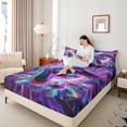thumbnail image 4 of Castle Fairy Gradient Gamer Twin Sheet Sets for Boys Girls,Soccer Sport Bedding, 4 of 7