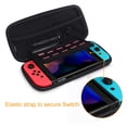 thumbnail image 5 of Fintie Carry Case for Nintendo Switch, Portable Traveler Storage Carrying Bag Pouch Protective Cover for Nintendo Switch Console Joy-Con, with 10 Game Card Slots and Inner Pocket, Galaxy, 5 of 8
