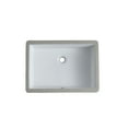thumbnail image 3 of Isla Undermount Ceramic Basin Sink, Glossy White, 3 of 5