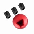 thumbnail image 1 of M Buder Perilla de Palanca de Cambios Manual Universal para Automóvil Cabeza de Bola Redonda de Metal Modificación Accesorios (Rojo), 1 of 9