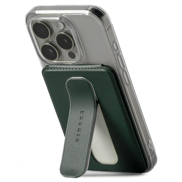 Cartera magnética Ringke Slide Grip para teléfono, color verde oscuro