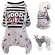 thumbnail image 1 of Ropa para perros Mono a rayas Camisa para cachorros, Pijamas para perros lindos Mono Abrigo Mono Mono Ropa cómoda y suave Disfraz M, 1 of 5
