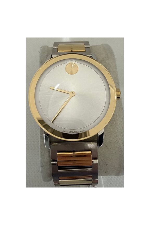 Pre-Owned Movado Bold Evolution Men's Two Tone Stainless Quartz Watch 3600887