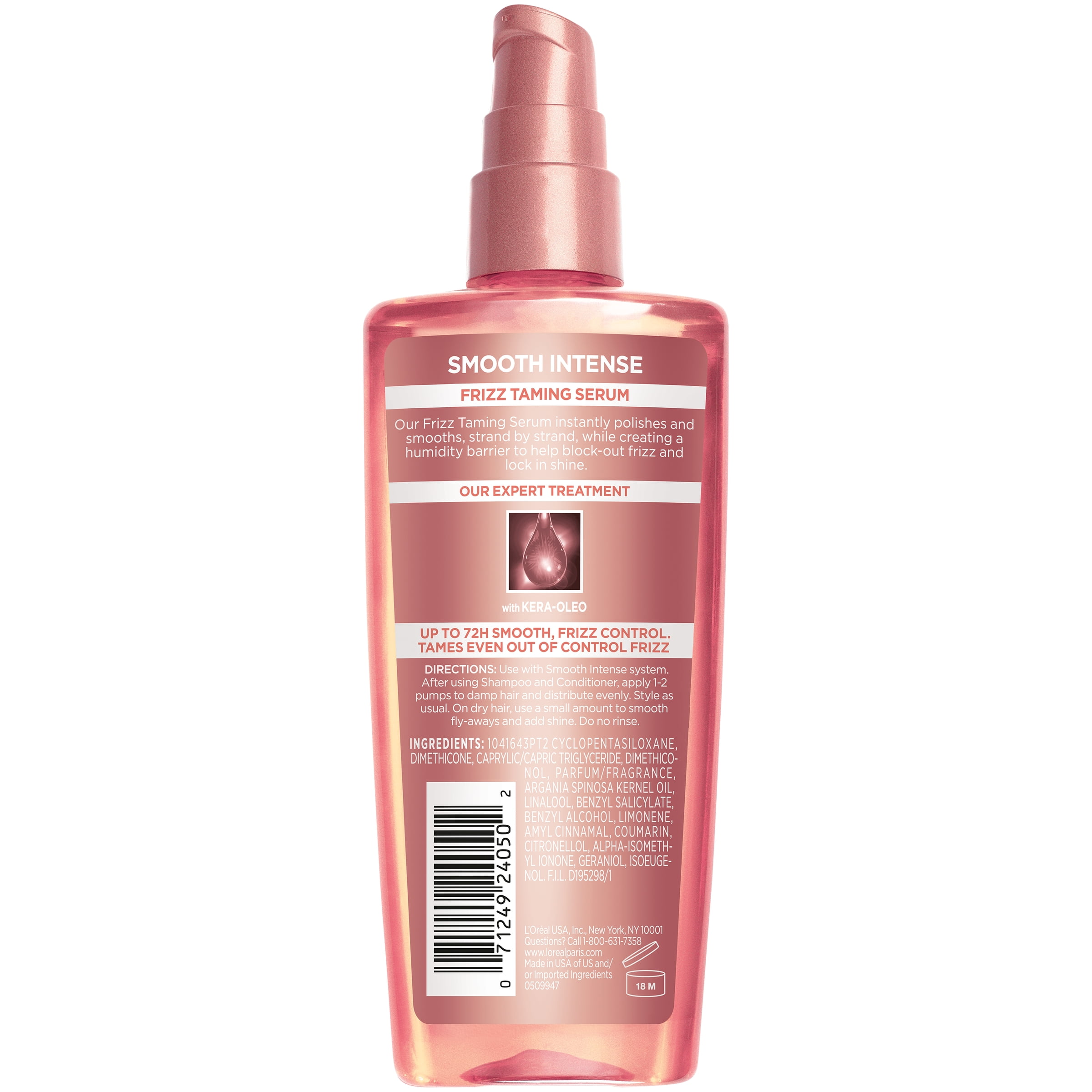 L'Oreal Paris Elvive Smooth Intense Frizz Taming Hair Serum, - L'Oreal Paris Elvive Smooth Intense Frizz Taming Hair Serum, -