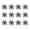 Black White, variant on 12Pcs Glitter Poinsettia Christmas Ornaments with Clips Stems Artificial Flowers for Xmas Tree Wedding Party Wreath Decoration