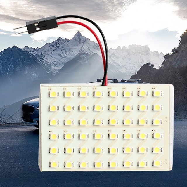 Luz de techo de cúpula de coche LED 5000K DQrwqpou Super brillante
