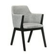 thumbnail image 2 of 5 Piece Dining Set with Track Arm Chairs, Black and Gray- Saltoro Sherpi, 2 of 5