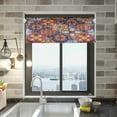 thumbnail image 2 of Coolnut Mexican Ceramic Tile Pattern Valance Curtains for Kitchen or Bathroom, 54x18in Valances Window Treatment Rod Pocket Drape Light Filtering Living Room Bedroom Decor, 2 of 6